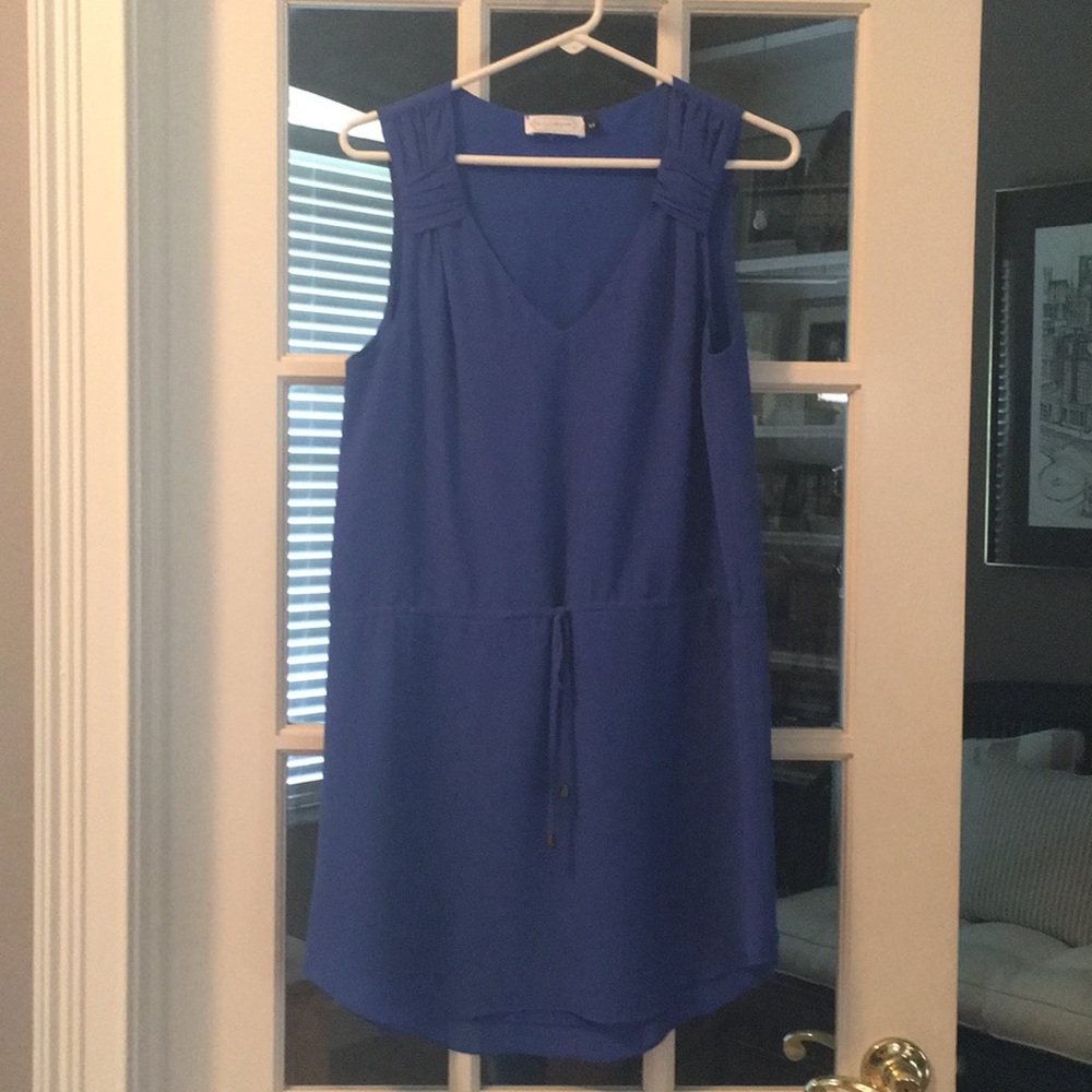 A Cut Above Boutique V-Neck Tank Dress EUC Tie Waste Size M